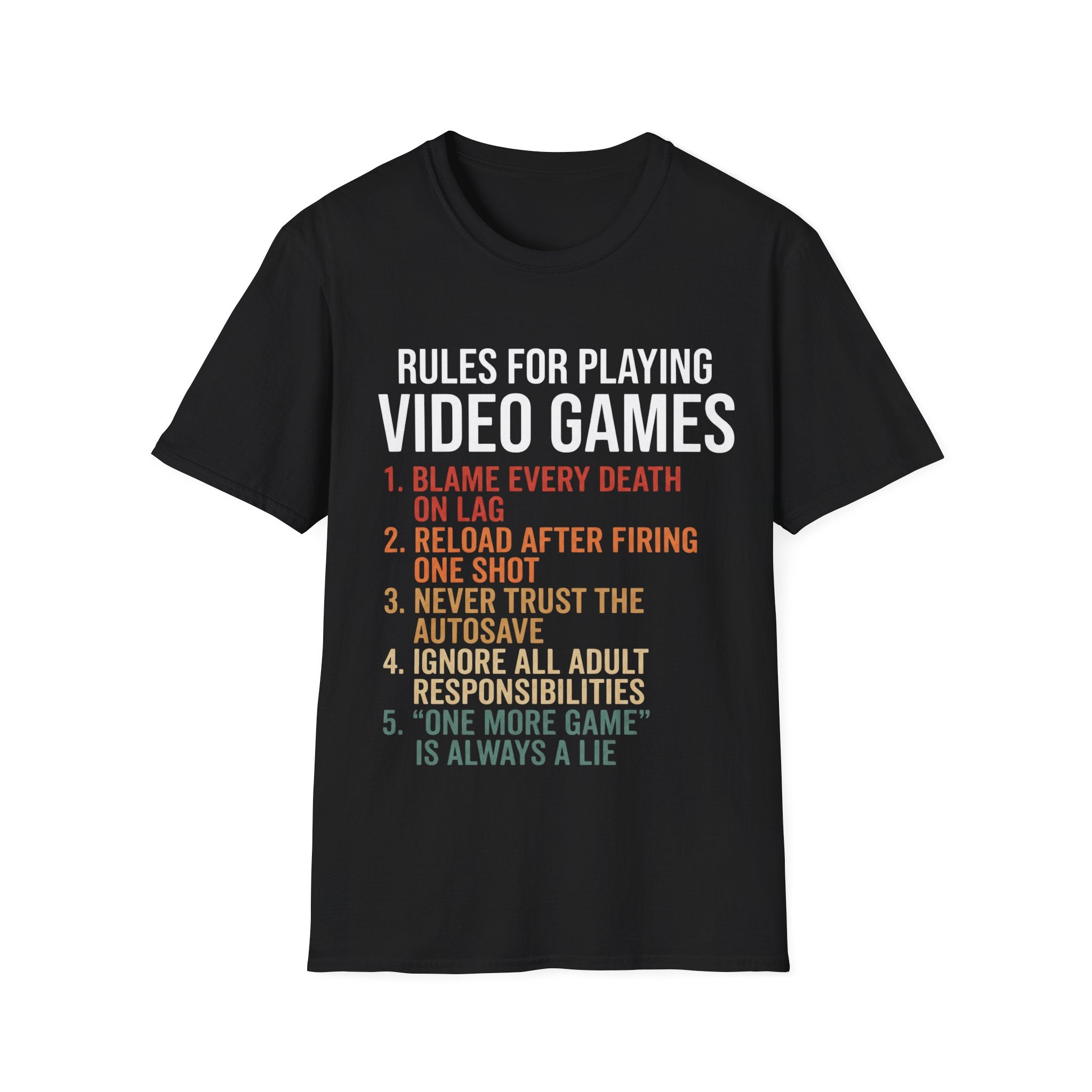 Rules for playing video games