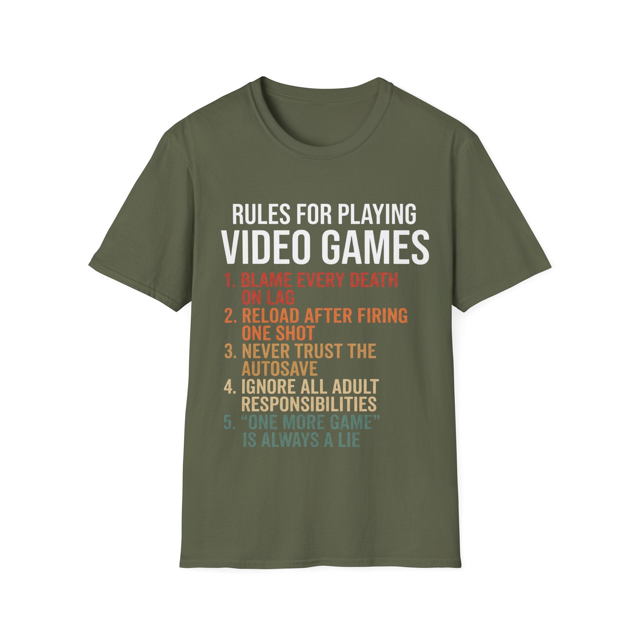 Rules for playing video games