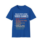 Rules for playing video games