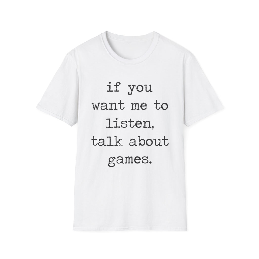 talk about games