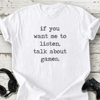 talk about games