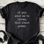 talk about games