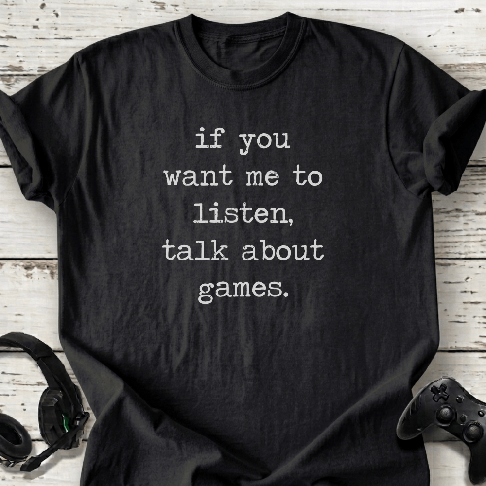 talk about games