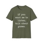 talk about games